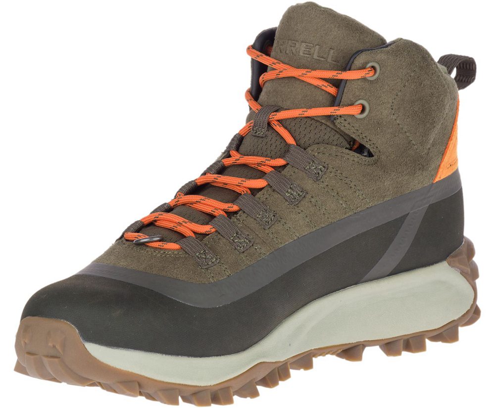 Merrell Støvler Herre - Thermo Snowdrift Mid Shell Waterproof - Olivengrøn - VXW960123